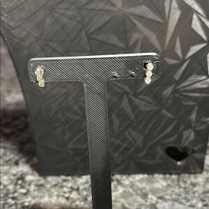 Elegant SilverTriple Stud Earrings